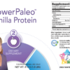 Insulite Health PCOS Power Paleo Vanilla Protein Powder Label